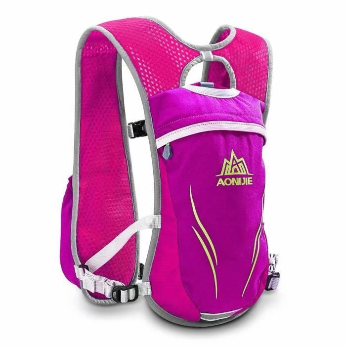 Gilet dhydratation - Marathoner - Confort optimal - Ajustement parfait - Couleur rose