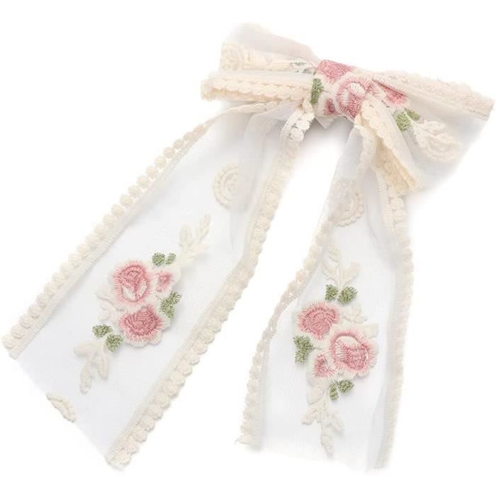 Gants En Dentelle Avec Nœud Papillon Et Perles Pour Filles – Accessoire Pour Sainte Communion, Soirée, Mariage