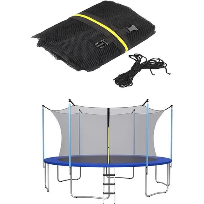 KIDUKU Filet De Sécurité Pour Trampoline – Remplacement Universel, Diam. 244–427 Cm, Hauteur 180 Cm