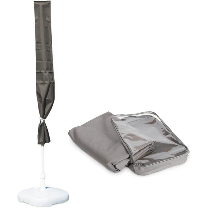 Housse De Protection Pour Parasol Déporté 2-3m Avec Tige Résistante Aux