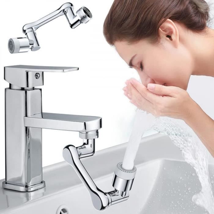 Lot De 2 Aérateurs De Robinet Pivotants 1080° – Diamètre 20/22mm, Anti-éclaboussures