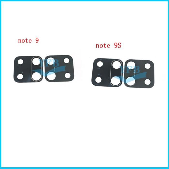 lentille en verre de camera pour xiaomi redmi note 9 note 9s couvercle en verre de camera arriere bcak avec pieces note 9 lr5301 cdiscount telephonie