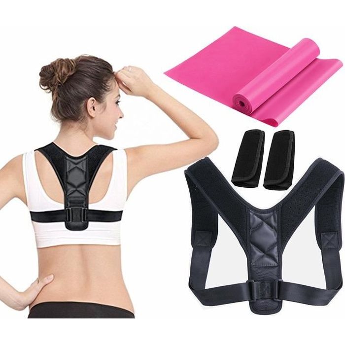 Correcteur de posture Dos Reglable par Orthese de maintien pour Colonne Vertebrale Cdiscount Sport