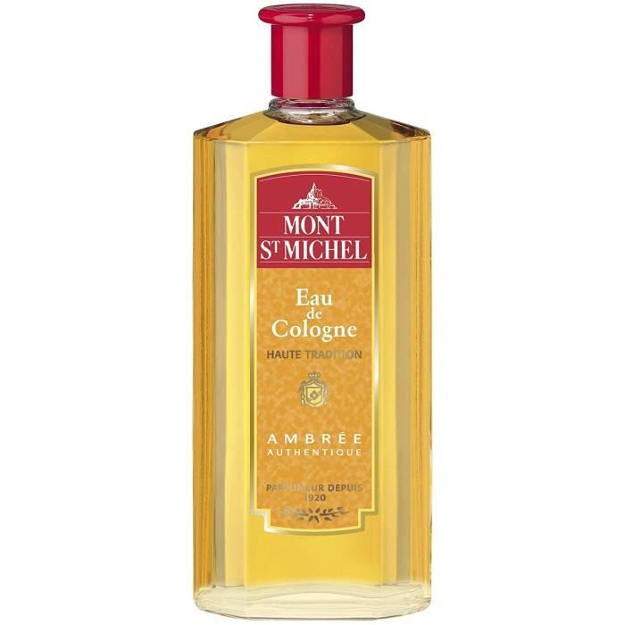 Mont St Michel Eau De Cologne Mont St Michel - Eau de Cologne - Ambrée Authentique - Flacon 500 ml