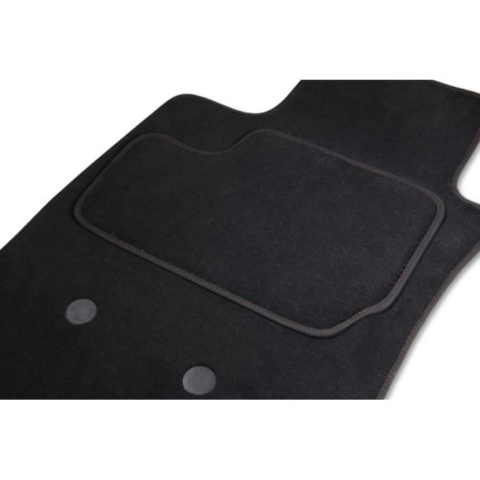 Sur Mesure Deluxe Qualité Tapis De Voiture Fiat Ducato 2007-2015 ** NOIR **