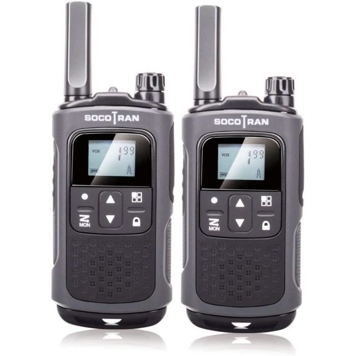 Toki walki longue distance 8CH Signal Band UHF 446 MHz Two Way Radio avec  chargeur (2 Pack de radios) - Cdiscount Jeux - Jouets