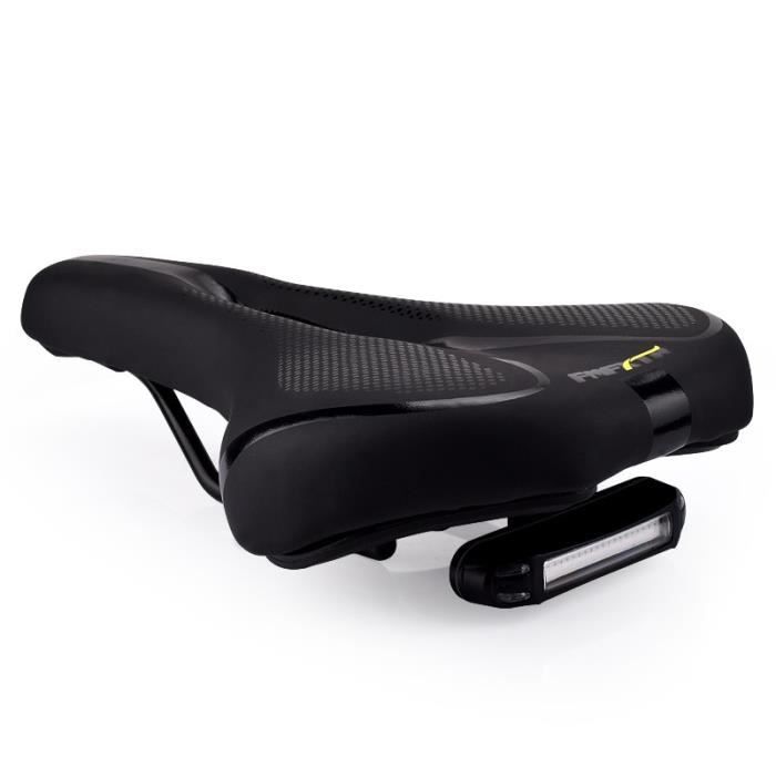 Selle Vélo Carbone Ultra-légère - 110g - Pour VTT & Route - Design Creux Anti-pression - Taille 275x143mm