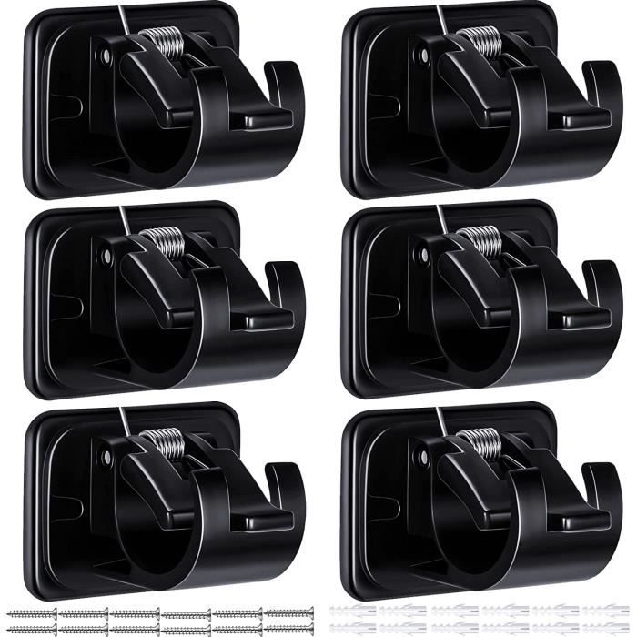 Support de Tringle à Rideau AutoAdhésif Supports de Crochet de Draperie Support de Tige de