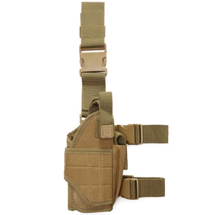 Pochette De Rangement Tactique MOLLE Pour Magazines De Pistolet DSLEAF - Noire - Neuf