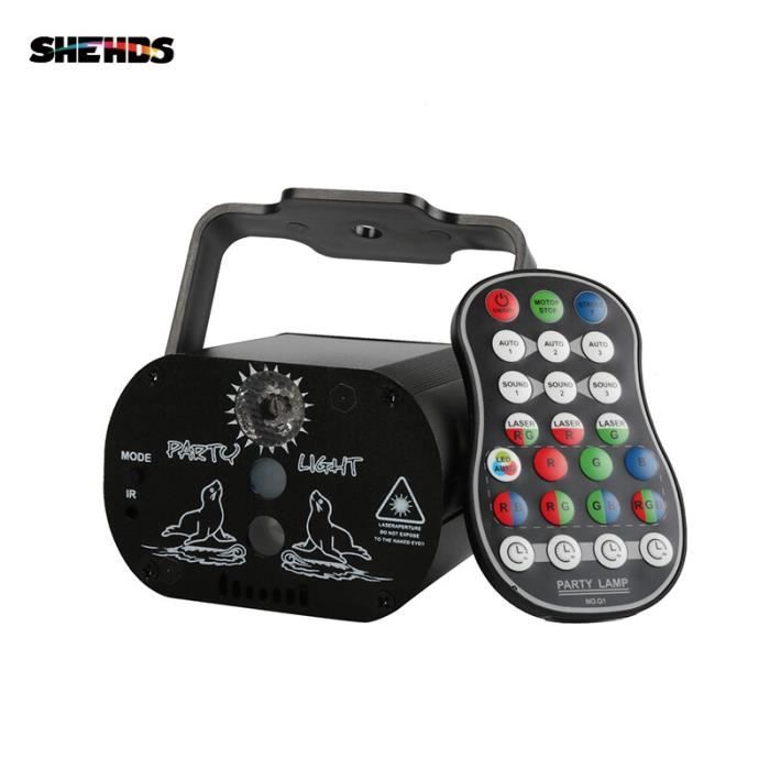 Effets de scène,Stroboscope Laser LED 4 en 1 DMX512,lumières d'effet de