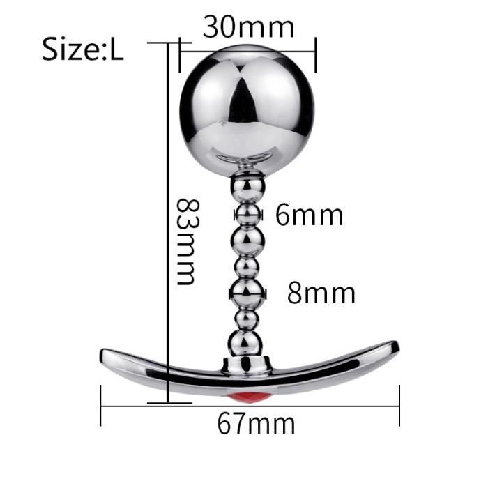 Appareil de massage à rotor ou à rotation, 18 pièces SIZE L SILVER