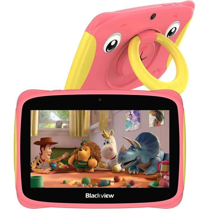 BLACKVIEW Tab 50 Kids Tablette Enfant 8 HD 6Go+64Go-SD 1To 5580mAh Wifi  Android 13 Contrôle Parental Protection des Yeux - Bleu - Cdiscount  Informatique