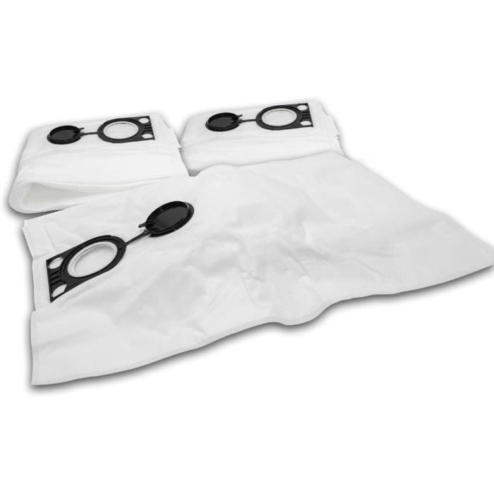 10 Manches Filtrantes Pour Aspirateur Spit AC 1625 - Microfibre Non Tissée - Lot économique
