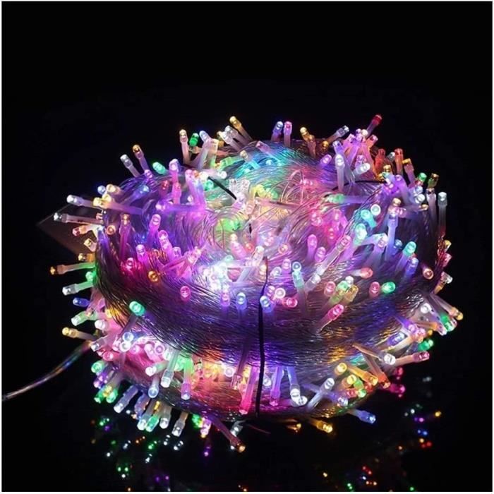 Guirlande Lumineuse Extérieure 100 Mètres, 800 LED Blanc Froid - 8 Modes, étanche IP44/IP65 - Pour Noël, Jardin, Mariage