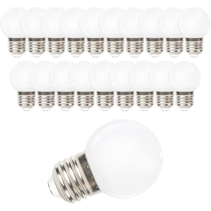 Lot De 4 Ampoules LED BA15S P21W 1156 Blanc Froid 12V | Pour Feux De Recul Ou Diurnes (ex: VW Golf)