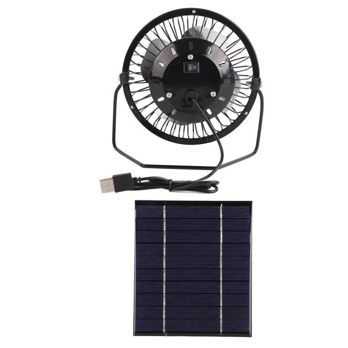 Ventilateur Solaire 12V 10W - Kit 2 Ventilateurs Pour Serre, Poulailler Et Extérieur