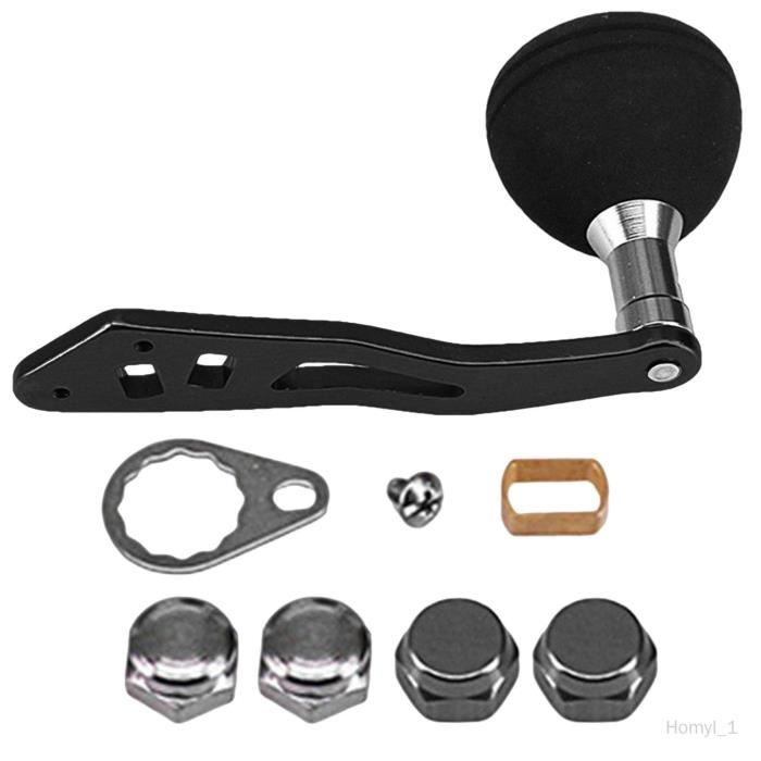 Poignée De Remplacement Penn 24-115 Noire  Lame Courte Pour Moulinet Senator 114h 6 0 Et 516035
