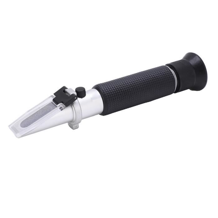 Tyenaza 4-In-1 Alcool 0-80% Réfractomètre à Alcool Réfractomètre Testeur Mètre Instrument De Mesure Alcool De Poche Antigel Ethylène Glycol V/v