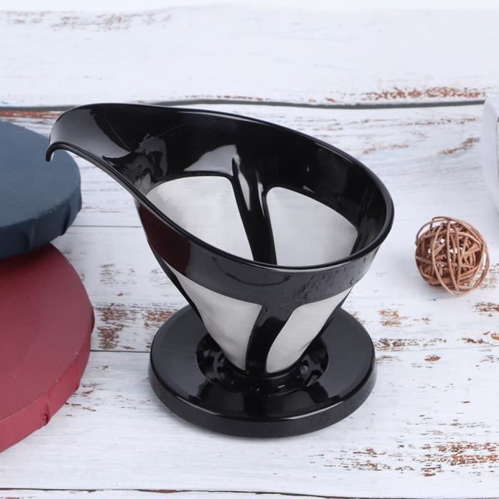 Filtre à Café En Acier Inoxydable - Passoire à Thé Réutilisable - Style Casque - Pour Machine à Café Ou Infusion