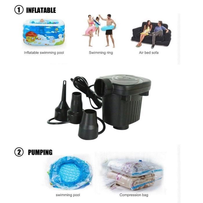 efuture pompe electrique pour piscine gonflable anneau de natation cdiscount jeux jouets