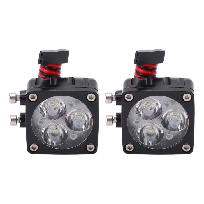 Fafeicy Rc Led Lights, RC Car Spotlights RC Model Car Lights for 1/6 RC