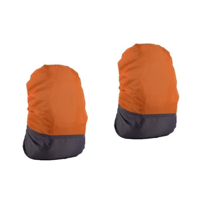 Couvre-pluie Pour Sac à Dos 25-45L - élastique, Bande Réfléchissante, étanche - Pour Randonnée, Camping, Vélo, Voyage