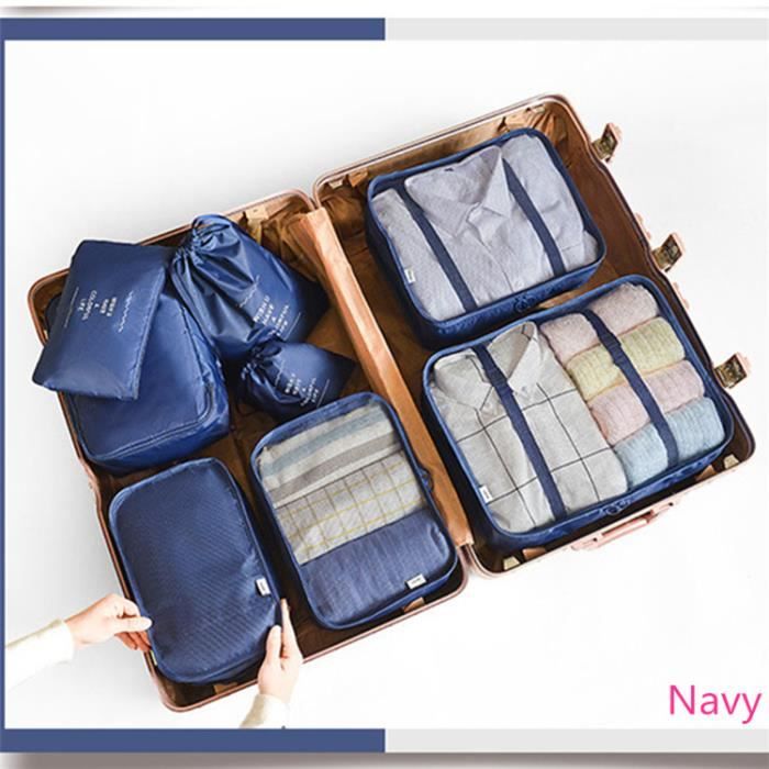 Cipway Lot De 5 Cubes De Rangement Ultralégers Pour Voyage - Organiseur