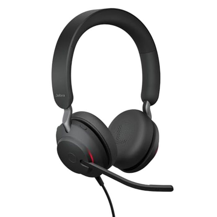 Jabra Evolve2 40 SE MS Stereo Micro casque sur oreille filaire USB C USB A isolation acoustique Certifié pour Microsoft Teams - vue 2