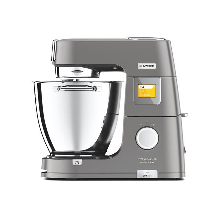 robot culinaire kwl90 009 si robot multifonction titanium chef - kenwood - gris - 1400 watt - 7