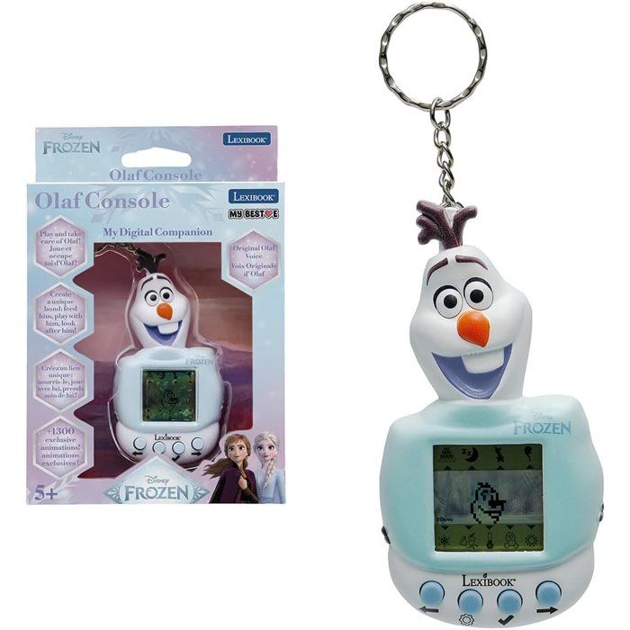 LEXIBOOK Console La Reine des Neiges My Best E® avec écran LCD comprenant 3 jeux de lunivers La Reine des Neiges