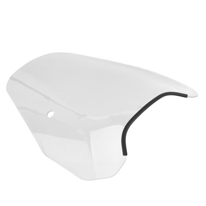 Pare-brise Moto Universel - PC Transparent - Pour Phares 5 à 7 Pouces - Déflecteur De Vent