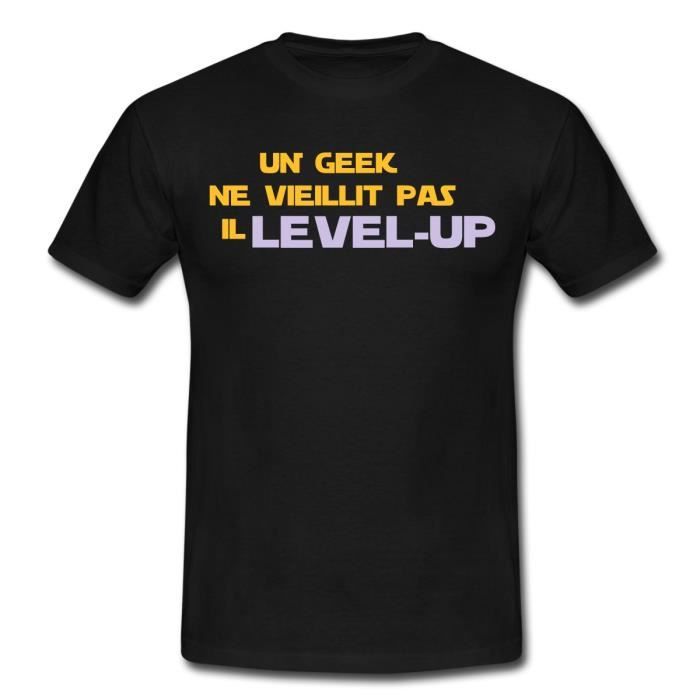 Citation Un Geek Ne Vieillit Pas T Shirt Homme De Spreadshirt Noir Cdiscount Pret A Porter Citation Un Geek Ne Vieillit Pas T Shirt Homme De Spreadshirt Noir Cdiscount Pret A Porter