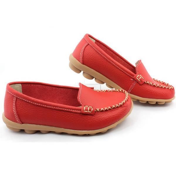 mocassin souple femme