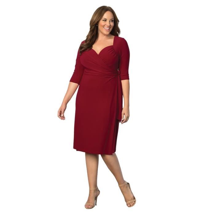 robe portefeuille taille 48