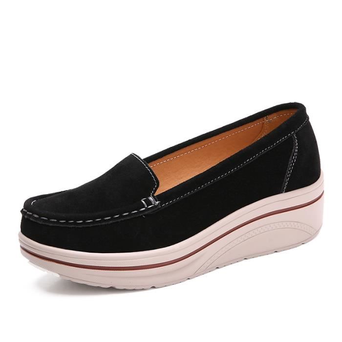 Chaussures Tennis Dentelle Up Plateforme Fashion Fliing Women's Size