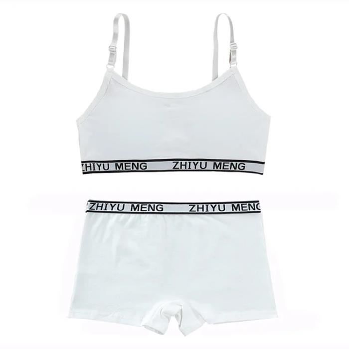 Lot De 3 Soutiens-gorge Sans Armatures Pour Adolescentes - Coton - Taille 32 à 38 - Confortable Et Invisible