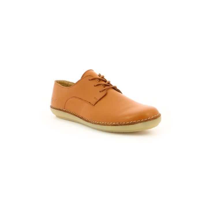 derbies camel femme