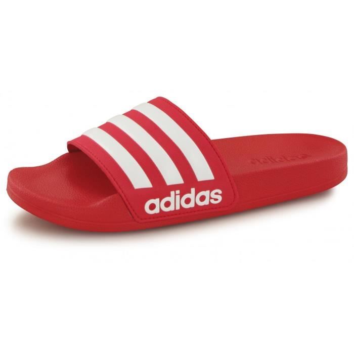 Claquette best sale adilette rouge