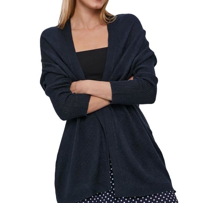 Gilet Bleu Marine Femme Jdy Elly Bleu Cdiscount Pret A Porter