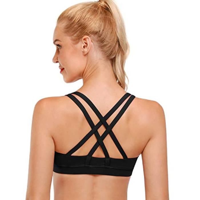 Pyjama IBUAN de sport CrissCross Back Yoga Bra Wirefree