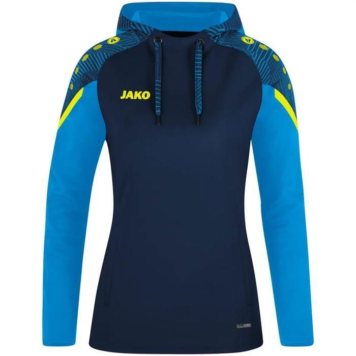 Veste de survêtement à capuche femme Jako Performance - bleu marine/bleu ciel Veste de survêtement à capuche femme Jako Performance - bleu marine/bleu ciel