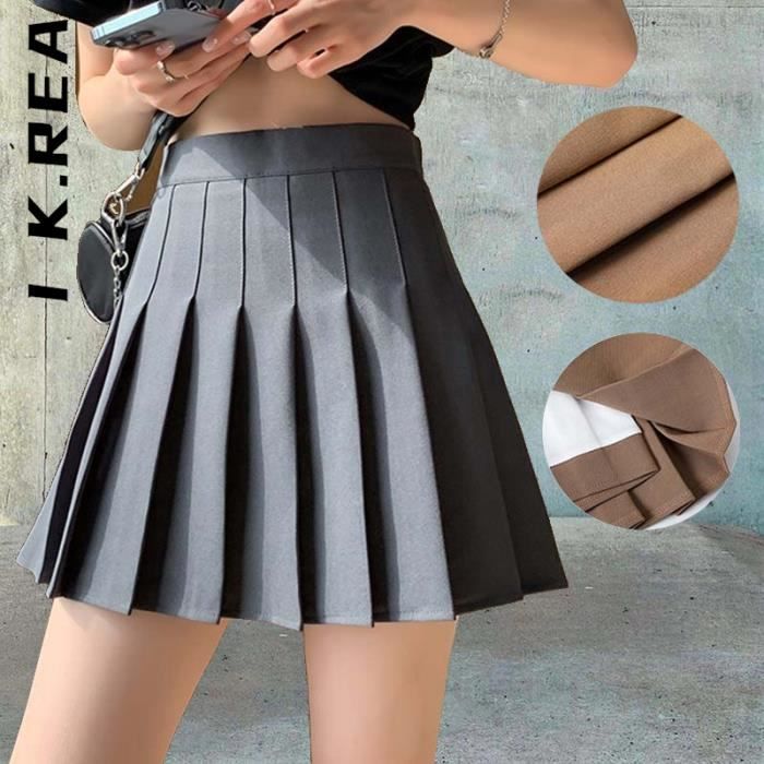 DGSHIRLDJO Jupe Femme avec Fente Taille Haute Sexy Stretch Mini Jupe Noir Bodycon Jupe Crayon Femme Courte (FR/ES, Alpha/Lettres, S, Taille Normale, Taille Normale, Noir