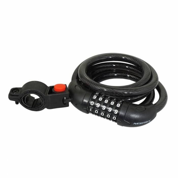 Antivol Vélo Spiral Michelin, Diamètre 25mm, Longueur 1,20m