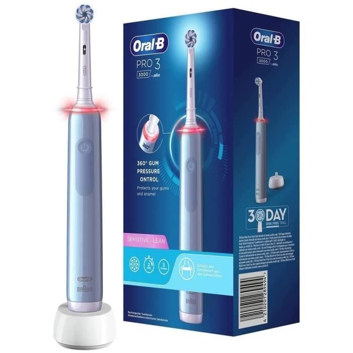 Oral-B Pro 3 Bleu 3000 - Brosse à dents électrique
