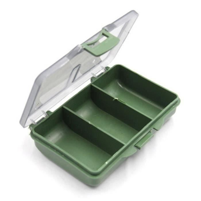 NIHENHAO Boîte De Rangement Étanche Pour Moulinet De Pêche - Taille S, 16x16x8 Cm, PU, Protection Contre L'Eau, Pour Pêcheurs