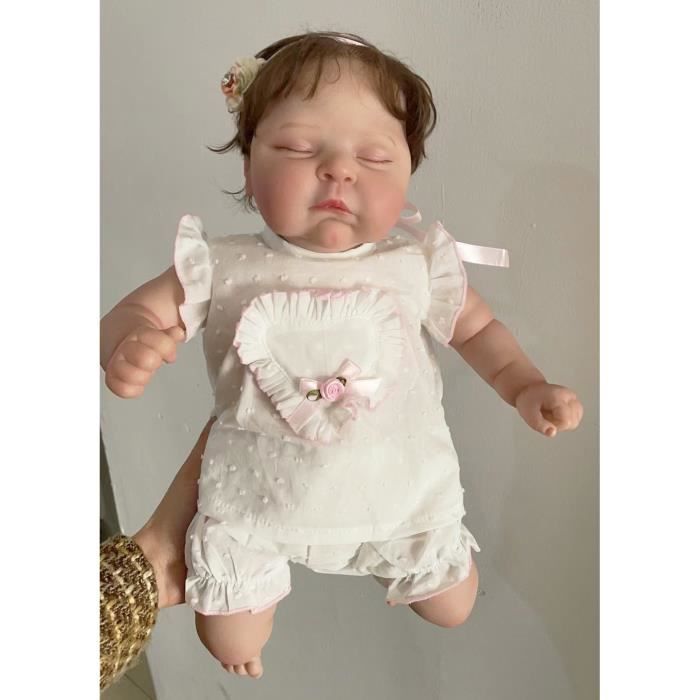 Kit Poupée Reborn Vierge Morgan – 21 Pouces – Peau Claire – Sandy Faber – Neuf