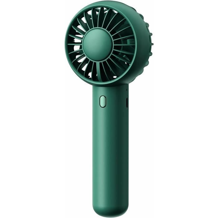 Mini Ventilateur Ceinture 4500mAh – 100 Vitesses, 36000 RPM, Ultra-Léger 165g, Clip Double Turbo Pour Travail Extérieur & Rando (Vert) !