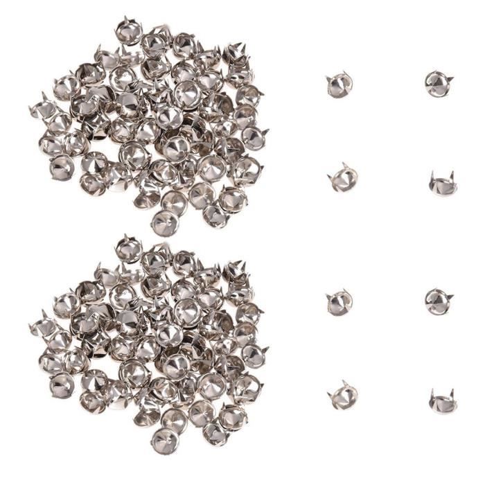 Rivets à Anneau 20pcs - Laiton Bronze - Pour Artisanat Cuir Et Décoration