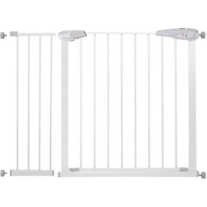 SPRINGOS® Barrière de Sécurité Bébé, Enfant pour Escaliers, Portes 76-113 cm