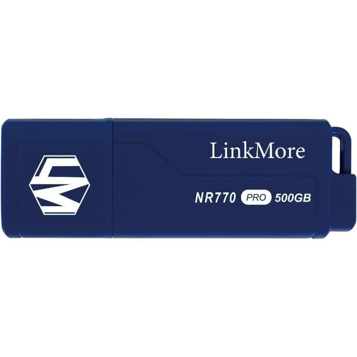 LinkMore NR770 Clé USB 3.2 Gen2x1 500 Go, vitesse de lecture jusqu'à 1000  Mo-s, vitesse d'écriture jusqu'à 800 Mo-s, clé USB175 - Cdiscount  Informatique